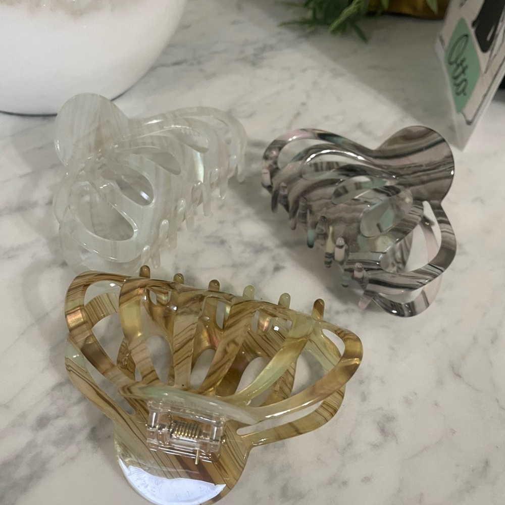 Anthropologie Aimee Claw Clip Set, NWOT